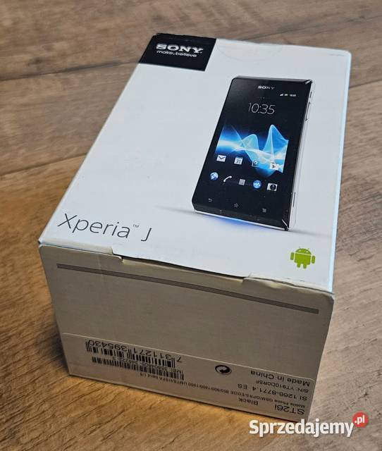 Sony XPERIA J ST26i Black Fabrycznie NOWY Plomba małopolskie