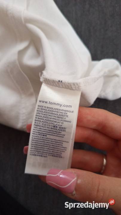 Tommy Hilfiger Denim vintage Tshirt biały logo biały Bielsko-Biała