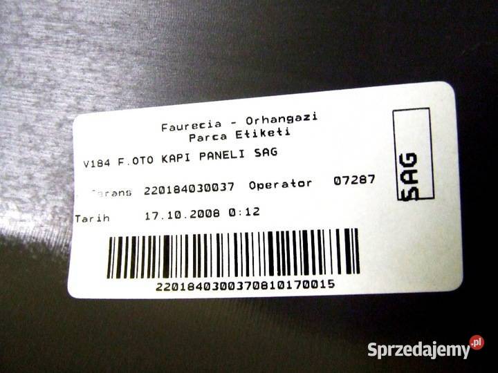 BOCZEK TAPICERKA DRZWI PRAWY FORD TRANSIT 00 06 dolnośląskie Głogów