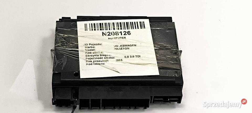 KOMPUTER VOLKSWAGEN PHAETON 3D0937049G