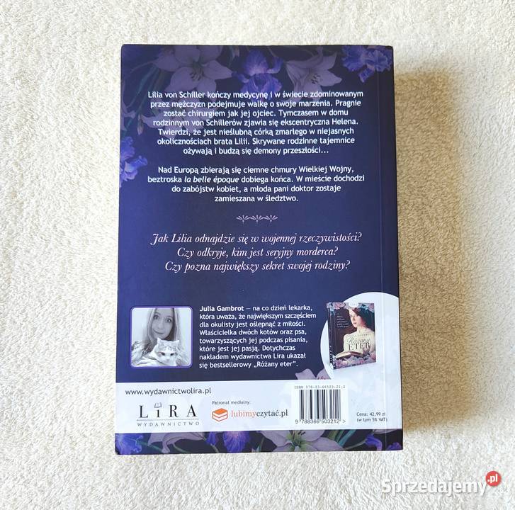 Książka Liliowe Opium Julia Gambrot okładka Proza i poezja zachodniopomorskie Szczecin