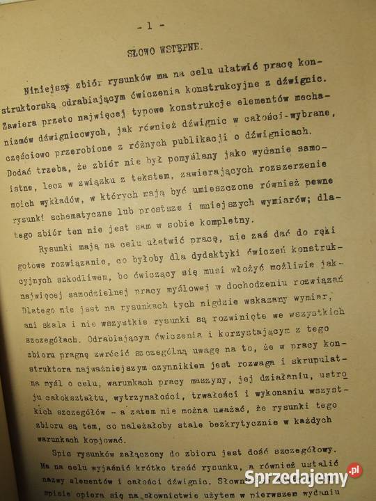 DŻWIGNICE atlas SŁukasiewicz przedwojenny stary Antykwariat Antyki, Sztuka, Kolekcje Czeladź