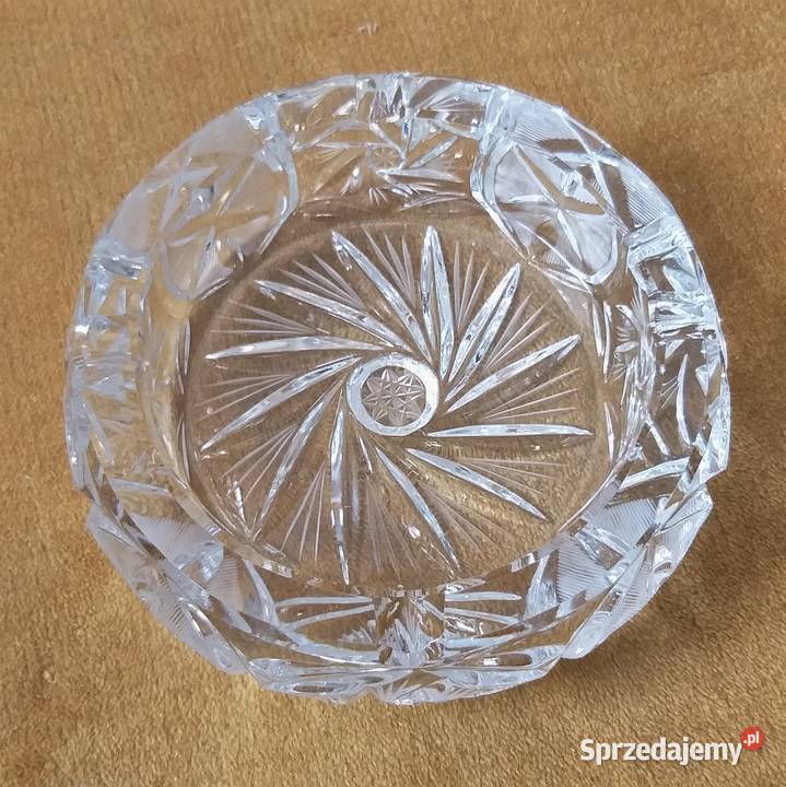 Kryształowa popielniczka popielnica Warszawa