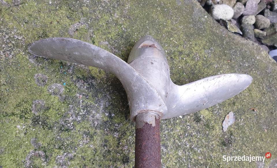 Śruba napędowa aluminiowa zaburtowa do łódź Reszel