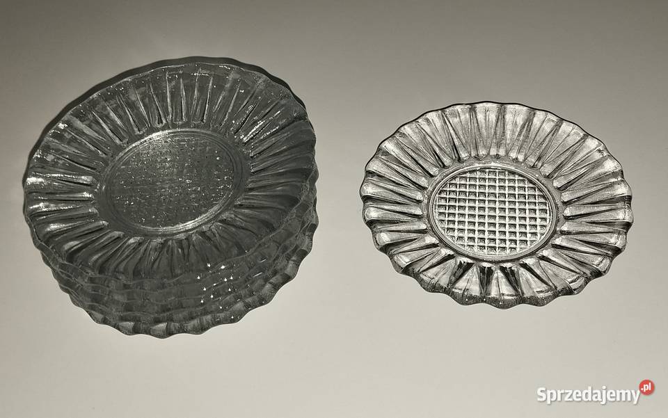 Talerzyki słoneczniki podstawki prl ząbkowice Porcelana i szkło mazowieckie Warszawa