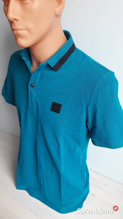 Bluzka polo Hugo Boss turkus Głuchołazy