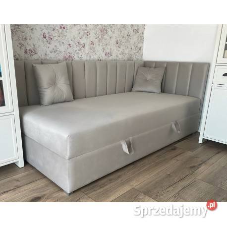 łóżko 110/200cm Milo z zagłowiem narożnym i panelem bocznym