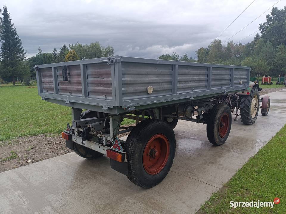 Przyczepa Sanok D732 Wywrotka Zarejestrowana nie nieuszkodzony małopolskie Grybów