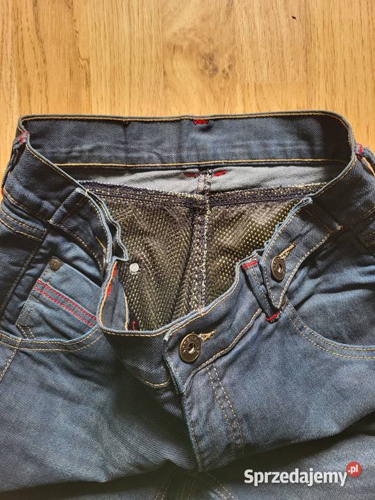 Adrenaline jeansy motocyklowe męskie W34 kevlar