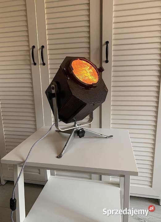 Lampa teatralna PRL lata 7080 LOFT VINTAGE Poznań