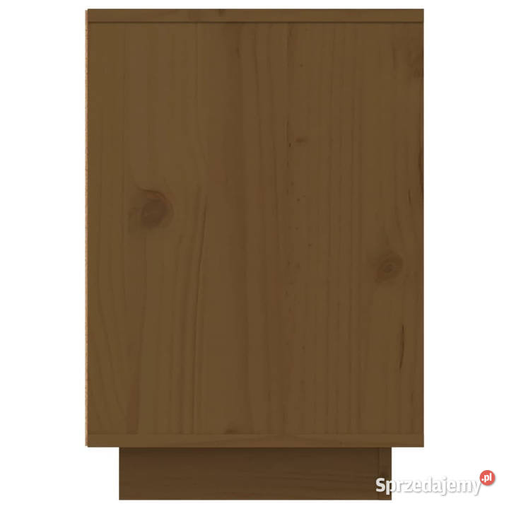 Szafka nocna miodowy brąz 50x34x50 lite drewno