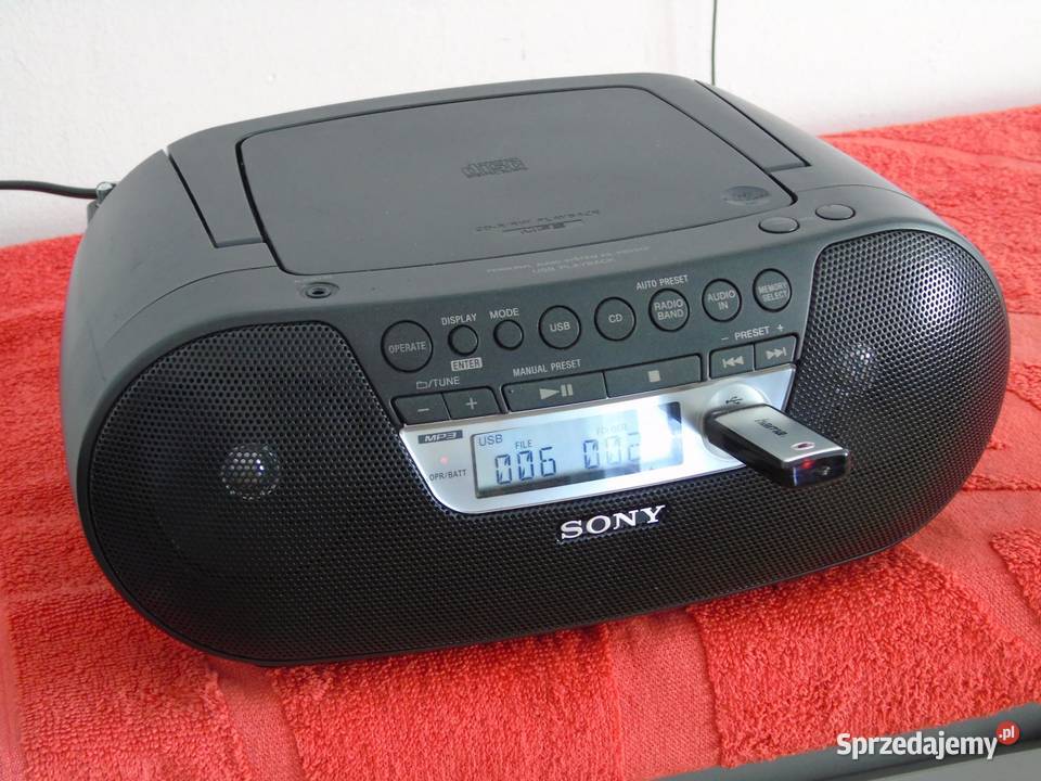 Radioodtwarzacz Sony USB mp3 CD radio AUX Radioodtwarzacze Jasło