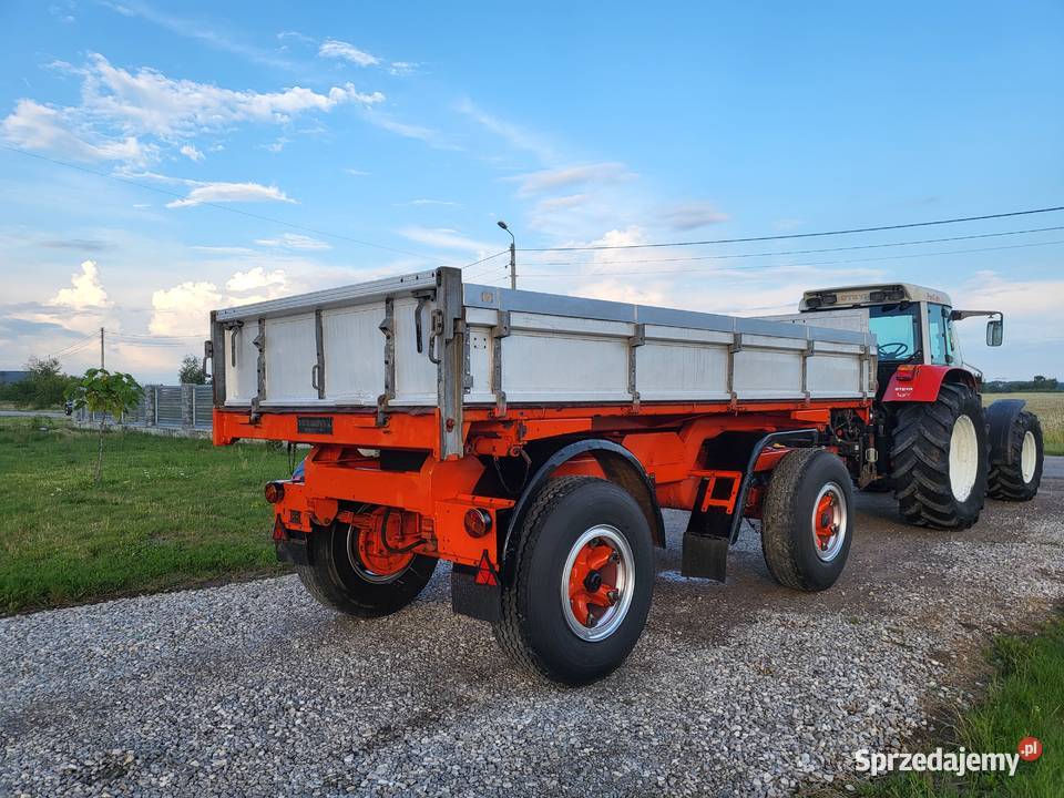 Przyczepa wywrotka rolnicza 3 stronna