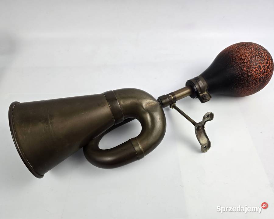 Klakson do zabytkowych aut sygnowany Francja Pozostałe Bronisze