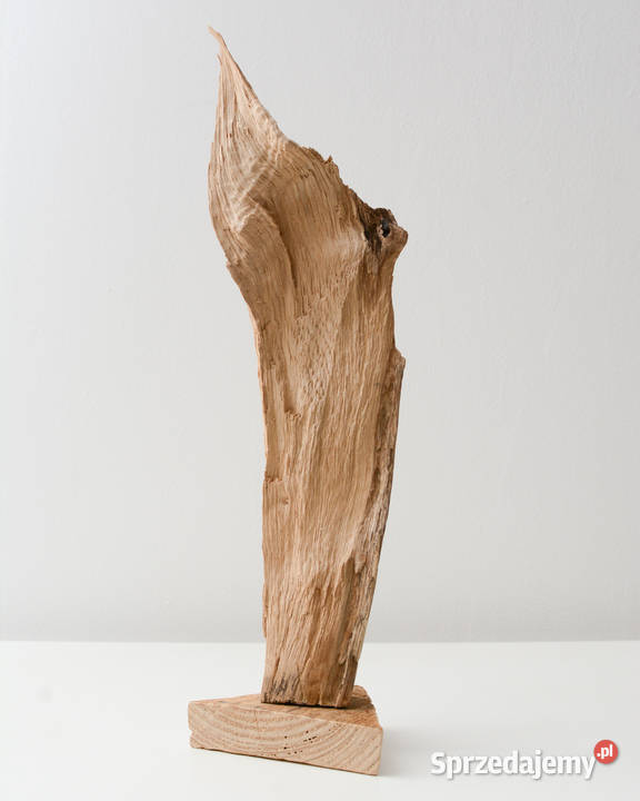 Rzezba drewno abstrakcja ekspresjonizm modern minimalizm