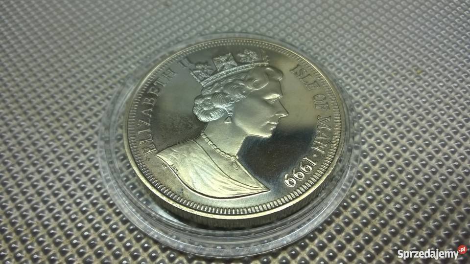 MONETA Wyspa Man 1 korona 1999 mazowieckie