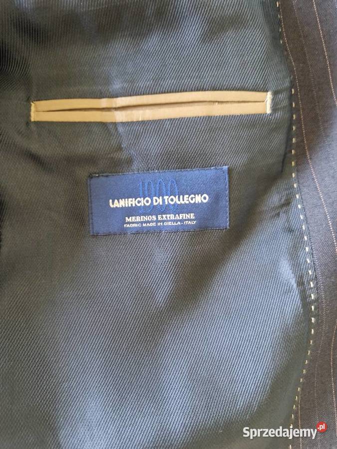 Piękny garnitur ślubny Bytom prawie nowy brązowy/beżowy Słupca