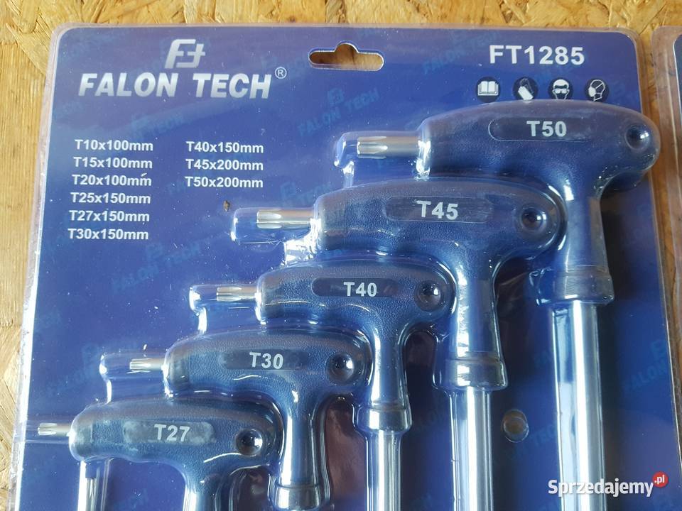 Klucze TORX wkrętaki z otworem TYP T 9 sztuk Głogowa