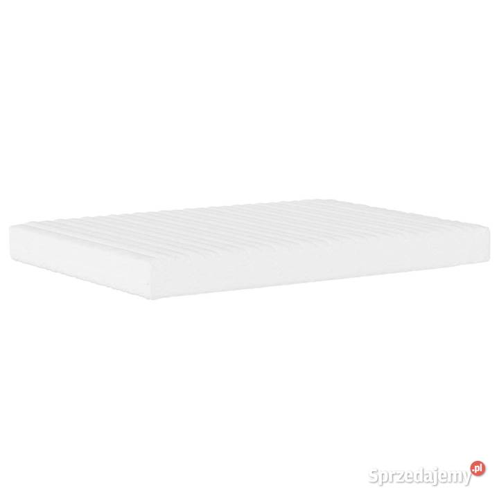 Łóżko z materacem czarne sztuczna skóra 140x190 208cm Łóżka Warszawa