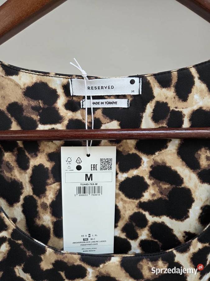 Bluzka na ramiączkach tank top panterka z Liszki