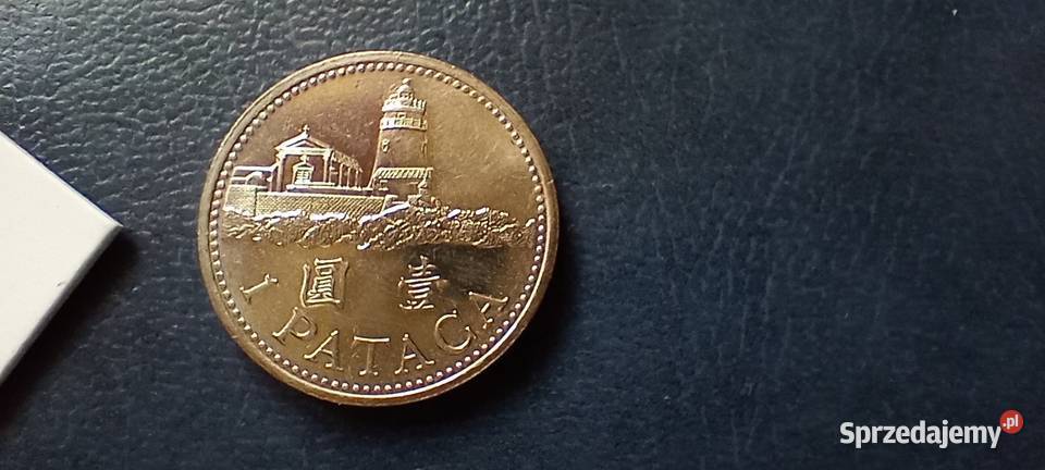 Stare monety 1 pataca 1992 Makau Numizmatyka Lesko