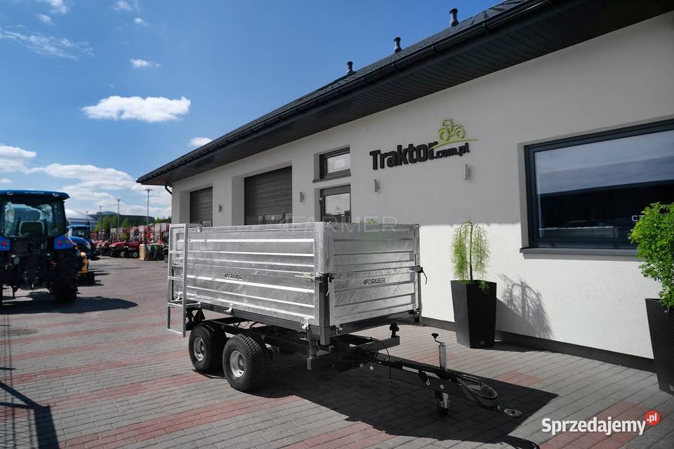 Przyczepa rolnicza dwuosiowa 25T z kiprem i Tajęcina sprzedam