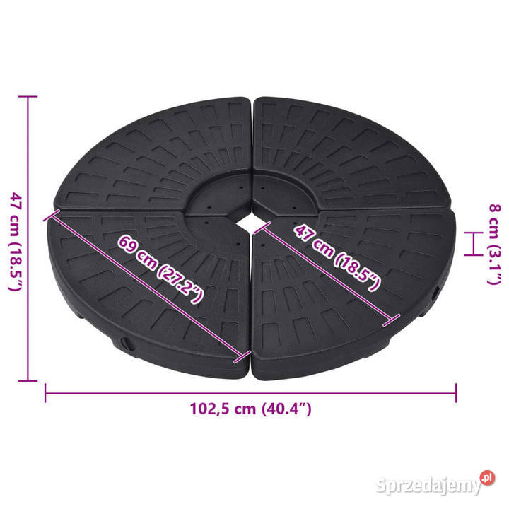 Podstawa pod parasol w formie wachlarza 4 Warszawa