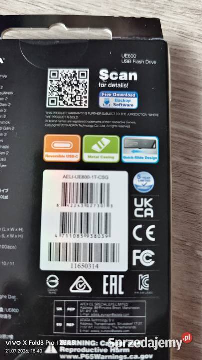 Pendrive ADATA Elite UE 1TB USB32C Gen2
