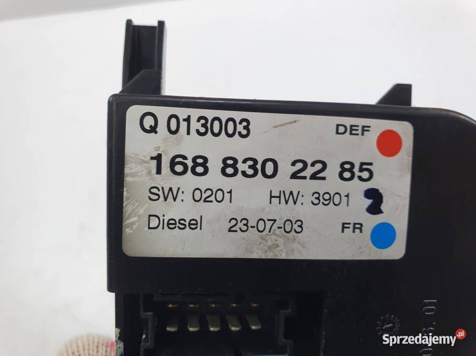 PANEL KLIMATYZACJI MERCEDES A KLASA W168 Lipno