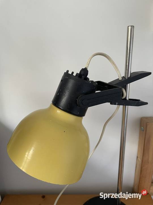 Lampa biurkowa stołowa PRL Polamp Gdańsk