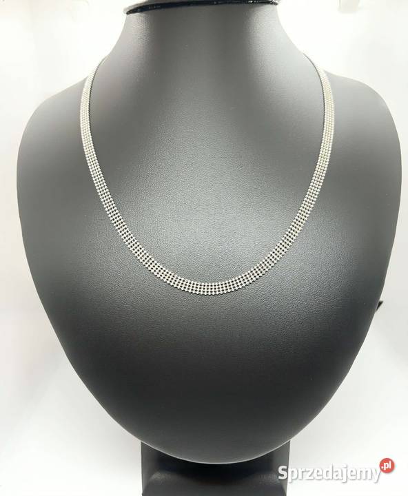 Srebrny łańcuszek pr 925 802g Długość 46 warmińsko-mazurskie