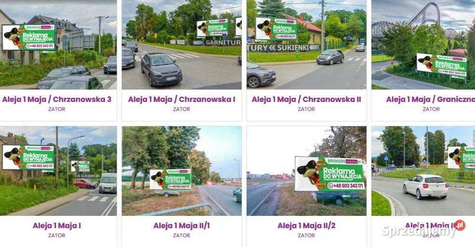 Reklama Billboard Zator Energylandia Wydruk reklama