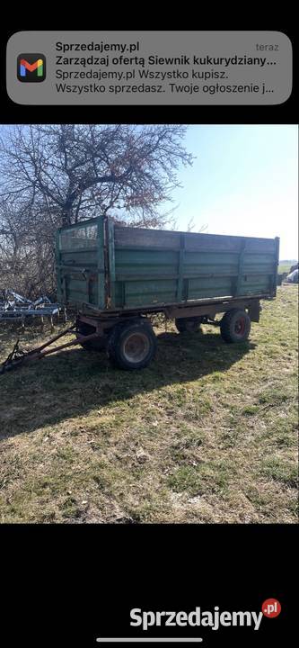 Przyczepy rolnicze wywrotki do tyłu Międzyrzec Podlaski sprzedam