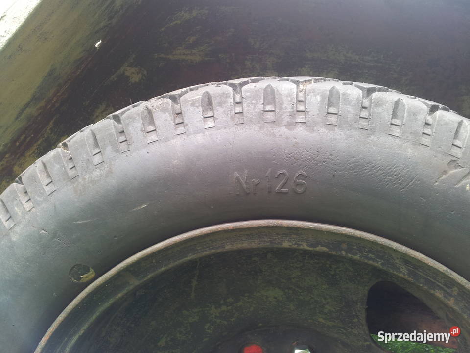 koła armata 374576 mm ZSRR samochód wojskowy GAZ Bełchatów