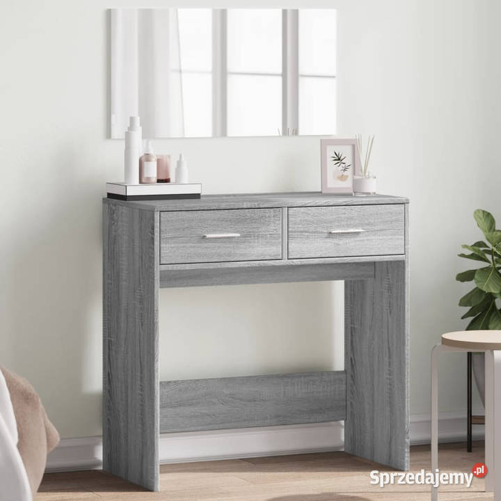 Toaletka z lustrem szary dąb sonoma 80x39x80 Warszawa