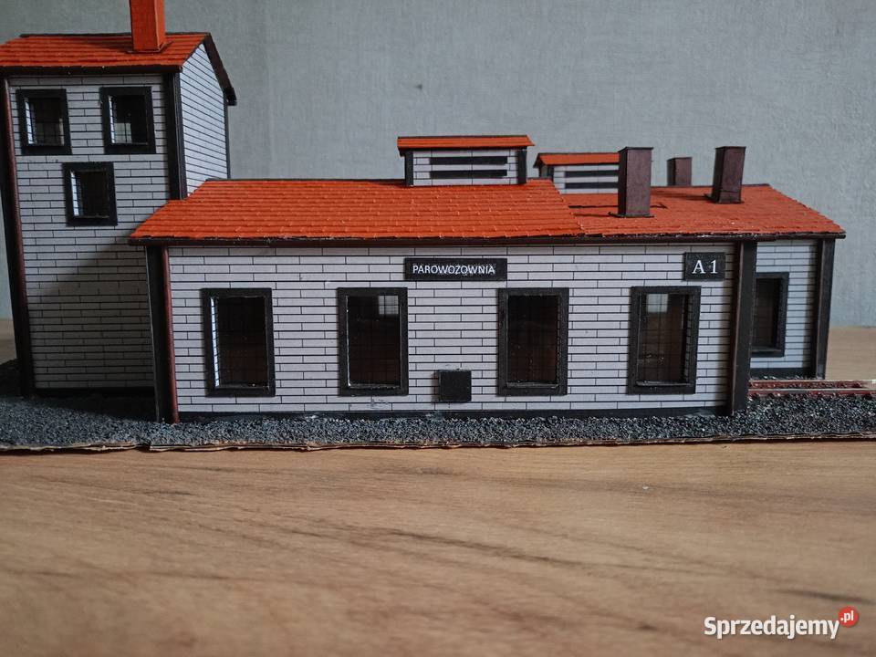 Parowozownia H0 ręcznie klejona małopolskie Tarnów