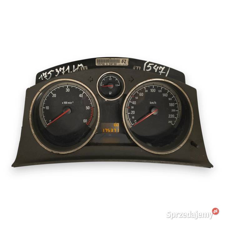 LICZNIK ZEGARY 13267544 FZ Opel Astra H Zafira B