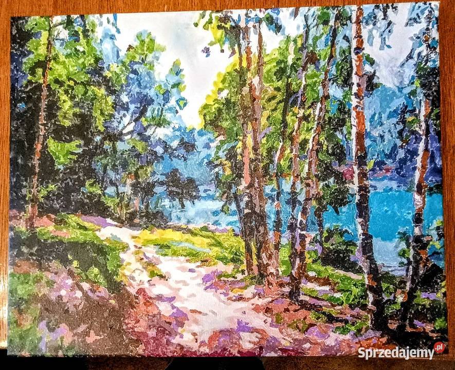 obrazy na płótnie malowane łódzkie Łódź