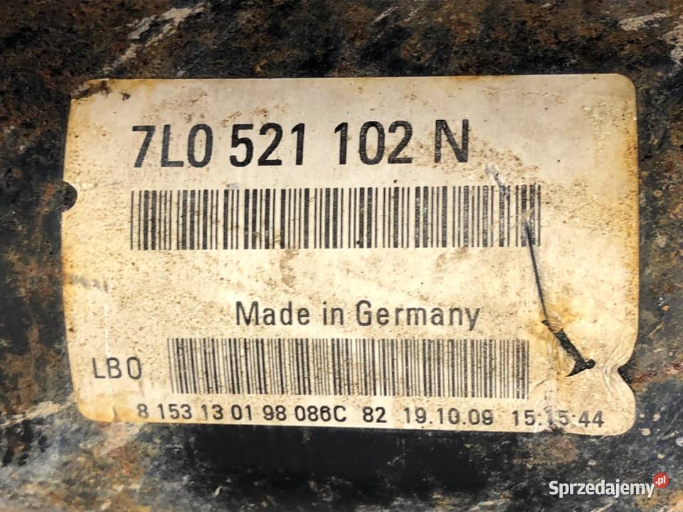 WAŁ NAPĘDOWY TYŁ VW TOUAREG SUV 0213 36 280 sprzedam