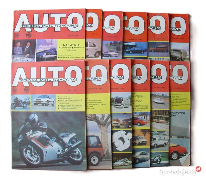 Auto Technika Motoryzacyjna pełny Rocznik 1988 Łódź