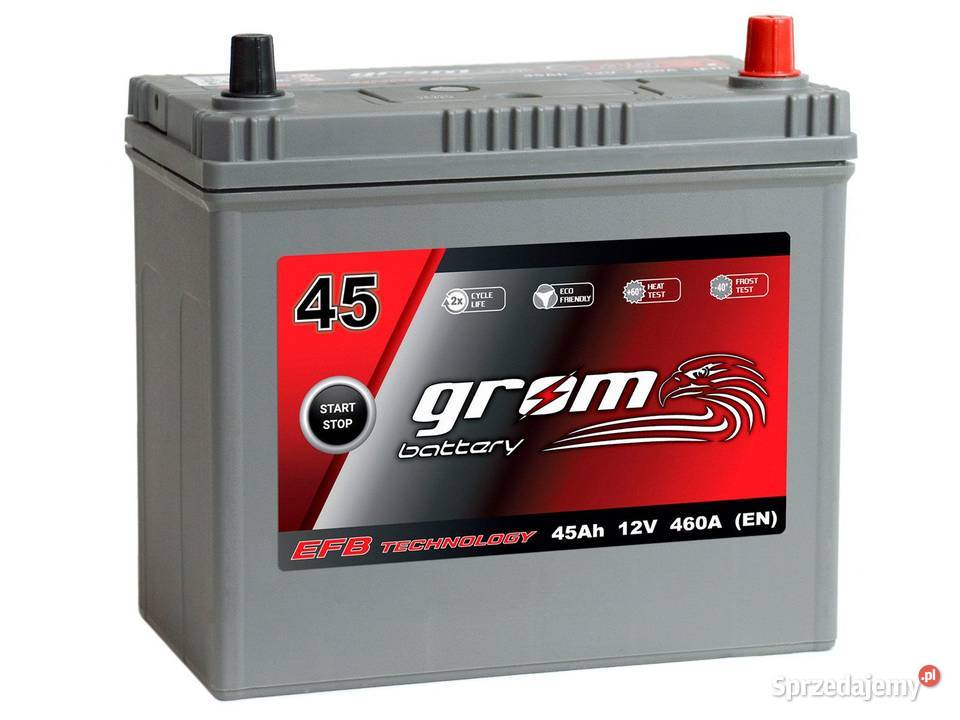 Akumulator GROM EFB 45Ah 460A Japan Specpart zachodniopomorskie Koszalin