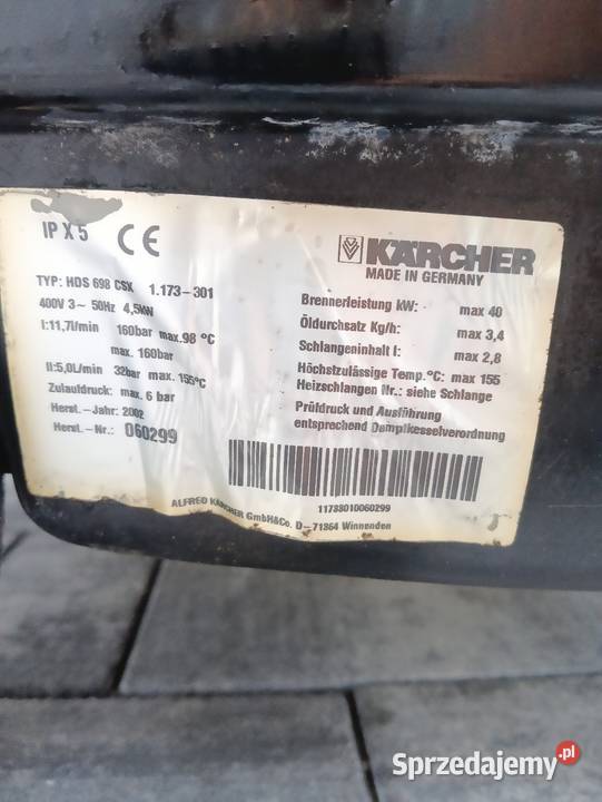 Myjka Goracowodna Karcher HDS 698 CSX Zwijacz Myjki ciśnieniowe mazowieckie Radom