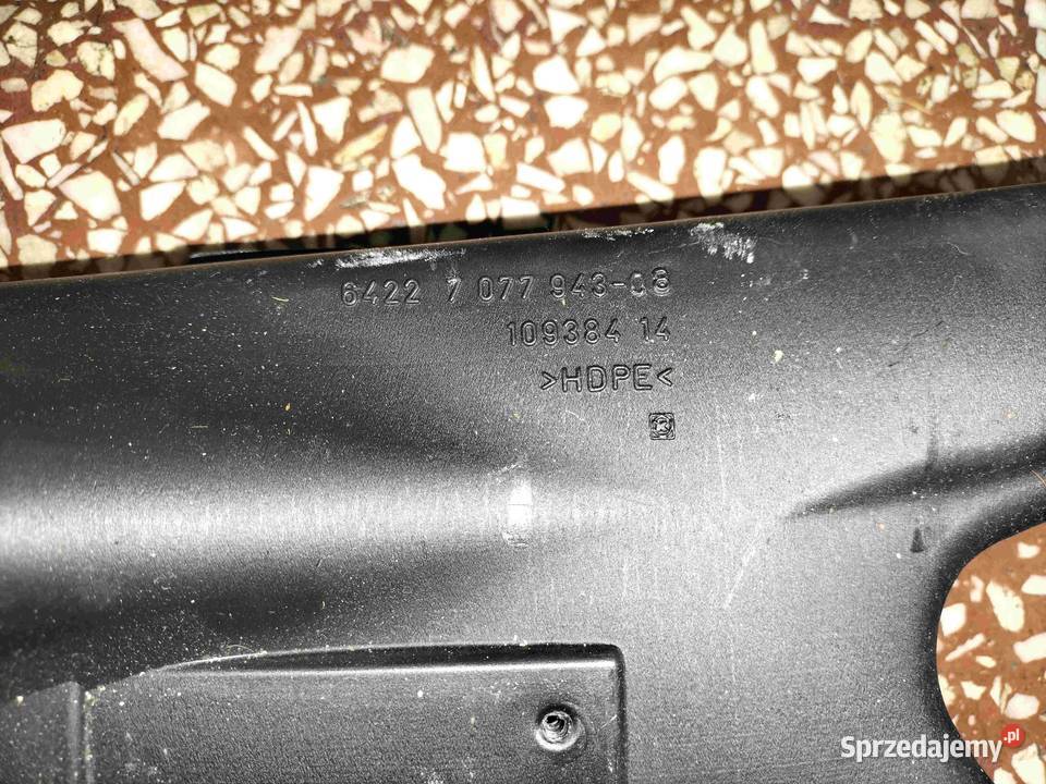 Kanał powietrza tylnej części sam BMW E60 E61 Poręba