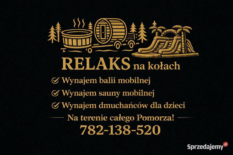 Mobilna balia jacuzzi na wynajem transport na Lębork