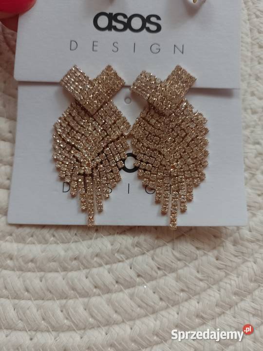 ASOS Wytworne Bogato zdobione kolczyki Kraków