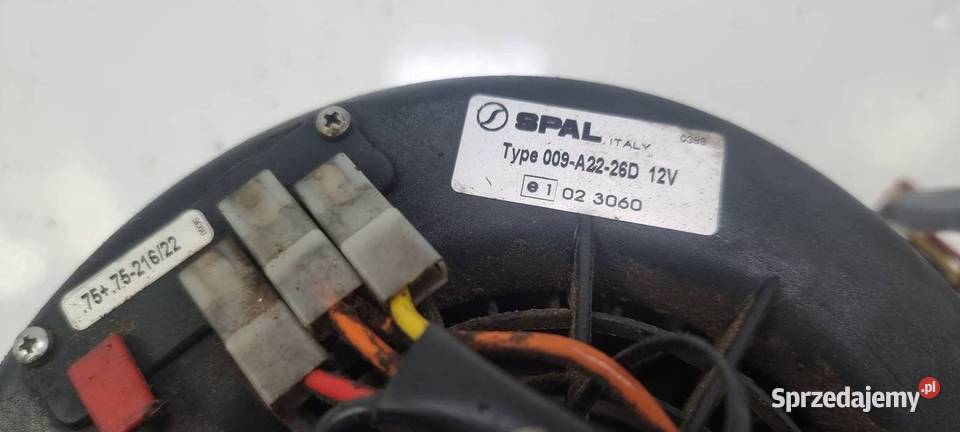 WENTYLATOR KABINOWY BOBCAT T2556 009A2226D Motoryzacja