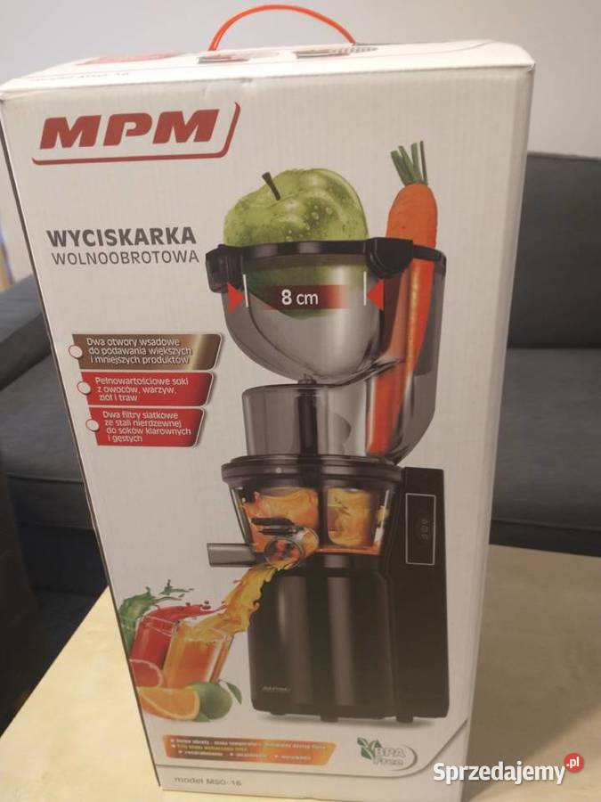 Wyciskarka wolnoobrotowa MPM MSO16 Szeroki wlot Warszawa