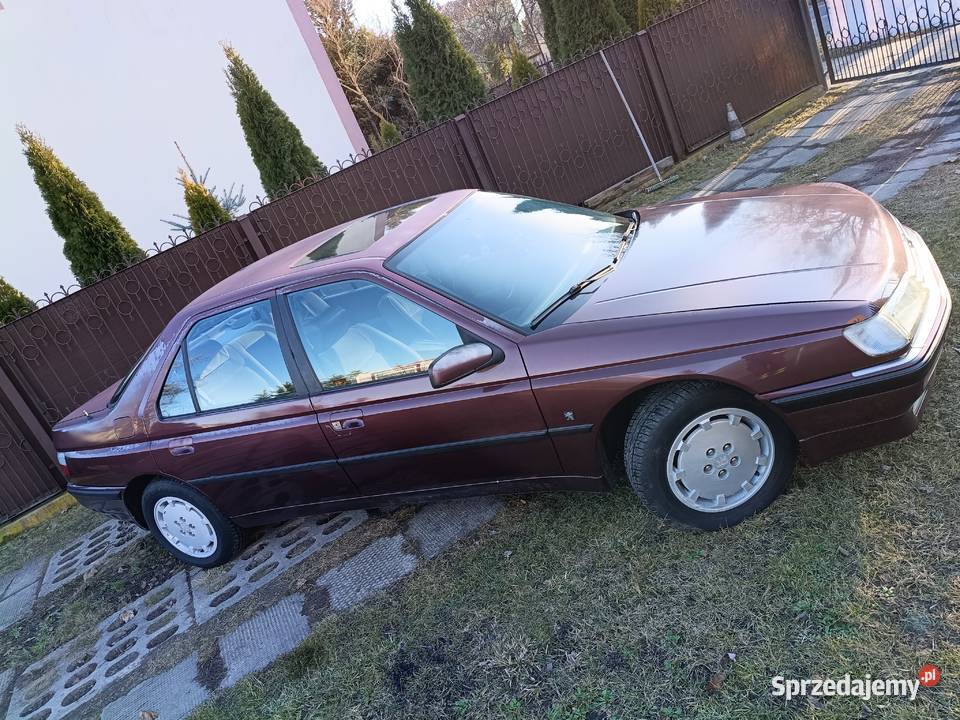 Peugeot 605 30 V6 170 bordowy Radom