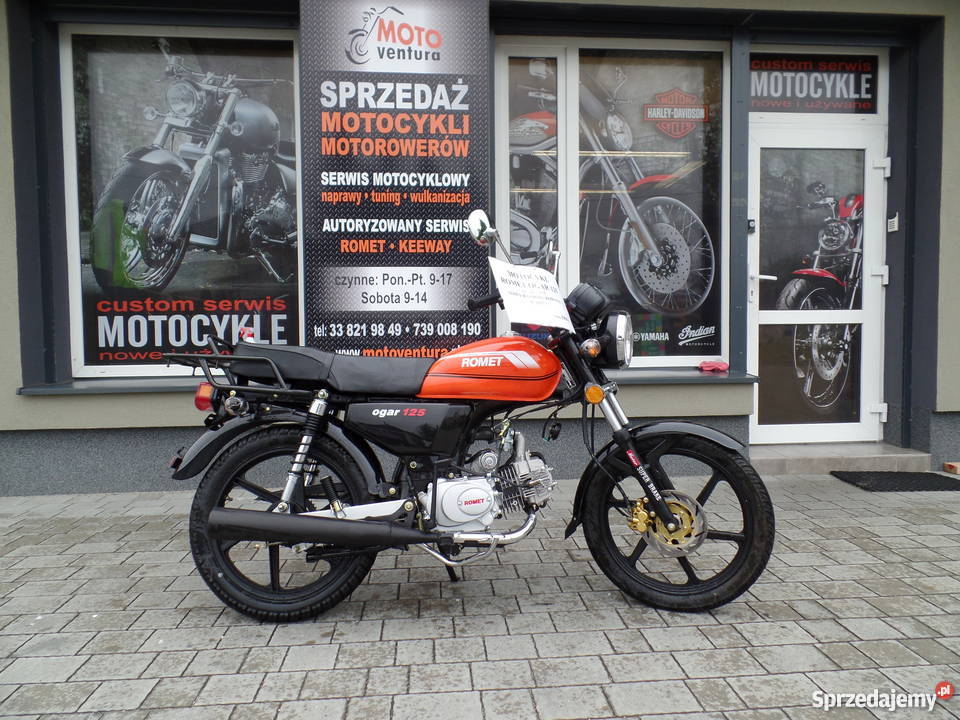 Romet Ogar 125 klasyka gatunku w niskiej VAT marża Kęty