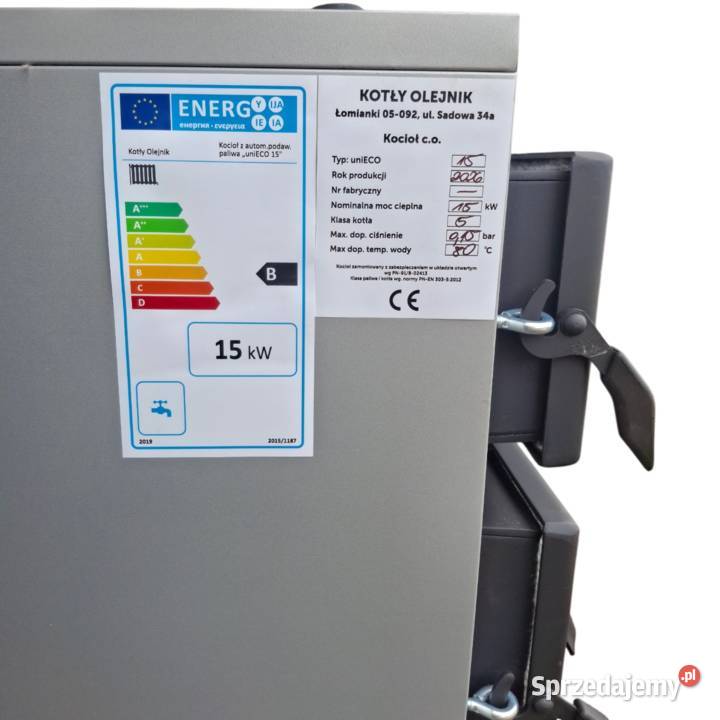 Kocioł piec co 12kW na drewnowęgiel Kotły Piece Kotły i Piece CO Białystok